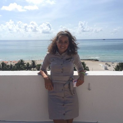 Foto: Gabriela, Miami, FL, hospitality internship (2015)